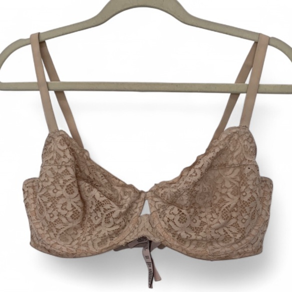 Victoria’s Secret Body by Victoria Unlined Denim Lace Bra Size 38DD